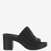 Diesel Black Sa-pamela H Heeled Sandals In Black