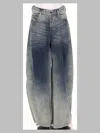 Diesel High-rise Wide Barrel Jeans In Multi