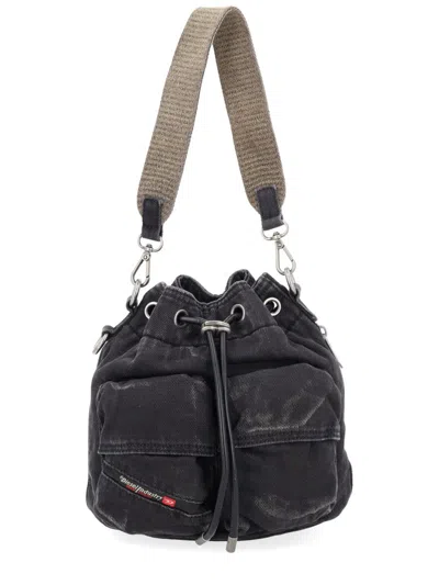 Diesel Multi-pkts Bucket X Bag In Black
