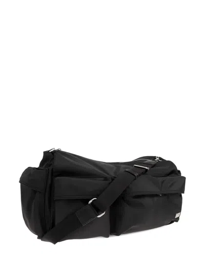 Diesel Multi-pkts Luggage Bag In Black