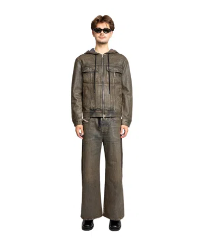 Diesel Multi-pocket Casual Pants In Brown