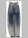 Diesel High-rise Wide Barrel Jeans In Blue