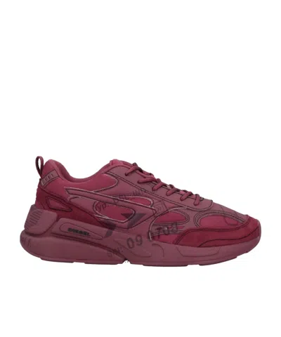 Diesel Woman Sneakers Mauve Size 8.5 Polyamide In Purple