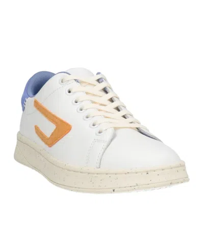 Diesel Woman Sneakers White Size 10 Bovine Leather