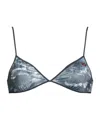 Diesel Multi-color Triangle Bikini In Gray