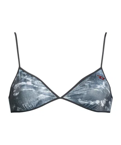 Diesel Multi-color Triangle Bikini In Blue