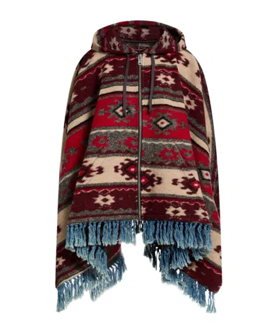 Diesel Multi-color Woolen Single-breasted Coat