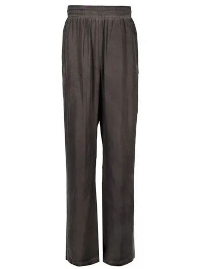 Diesel P-theck-albg Relaxed Fit Viscose Pants In Brown