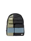 Diesel Multi-pkts Colour-blocked Multi-pocket Backpack In Black