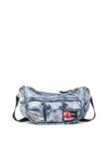 Diesel X Eastpak Trompe-l'oeil Denim Shoulder Bag In Blue