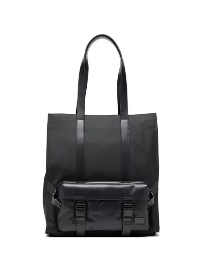 Diesel Multi-pocket Tote Bag In Black