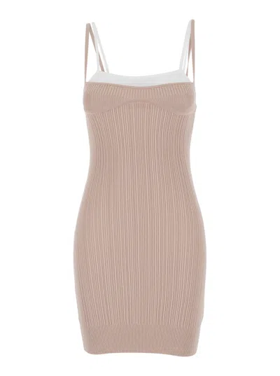 Diesel M-zandra Mini Dress In Pink