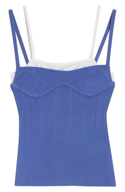 Diesel ® M-zarrina Layered Tank In Blue