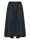 Diesel Skirts Blue And Green In Black