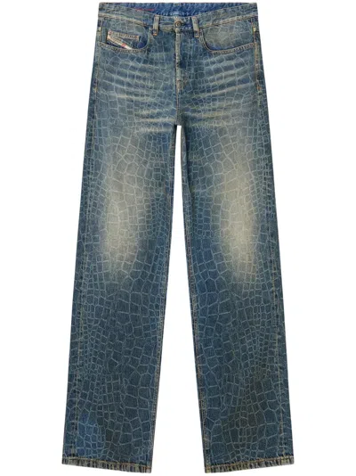 Diesel D-macro Jeans In Blue