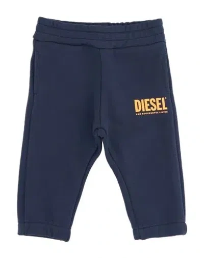 Diesel Babies'  Newborn Boy Pants Navy Blue Size 3 Cotton