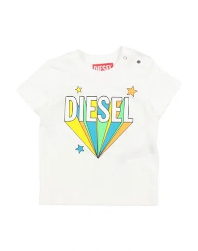 Diesel Babies' Tfarb T-shirt   Prisma Printed T-shirt In White