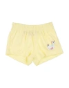 Diesel Babies'  Newborn Girl Shorts & Bermuda Shorts Yellow Size 3 Cotton