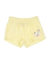 Diesel Newborn Girl Shorts & Bermuda Shorts Yellow Size 3 Cotton In Yellow