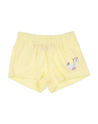 Diesel Babies'  Newborn Girl Shorts & Bermuda Shorts Yellow Size 3 Cotton