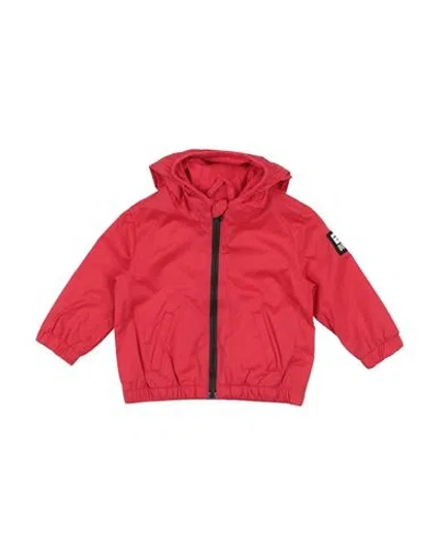 Diesel Babies'  Newborn Jacket Red Size 3 Nylon