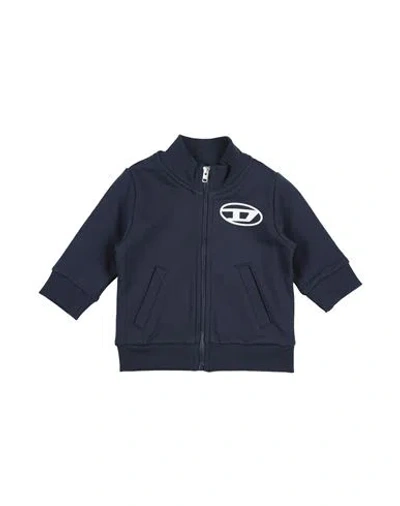 Diesel Babies'  Newborn Sweatshirt Midnight Blue Size 3 Cotton