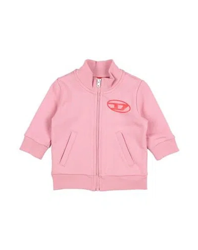 Diesel Babies'  Newborn Sweatshirt Pink Size 3 Cotton