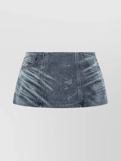 DIESEL 'NORA' SKIRT WITH BACK AND FRONT POCKETS