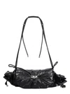 Diesel Chic Scrunch-d Mini Shoulder Handbag In Black