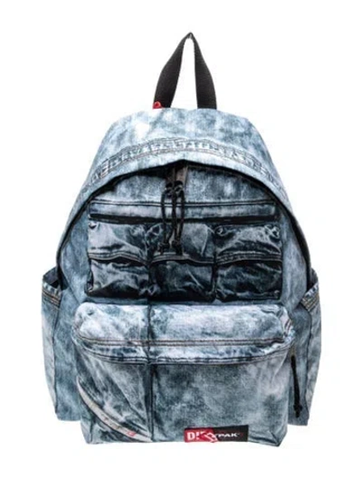 Pre-owned Diesel Nylon Backpack W/ Tags In Blue