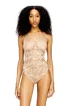 Diesel Ezzy Bodysuit In Neutral