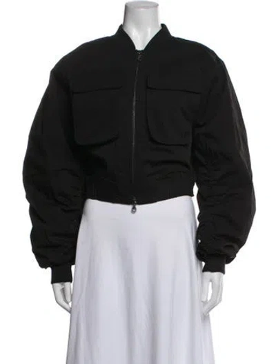 Pre-owned Diesel Nylon Bomber Jacket In Black