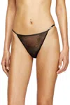 Diesel Nylon Briefs With Logo In Black