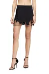 Diesel Nylon Mini Skirt With Tulle Insert