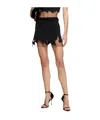 Diesel Nylon Mini Skirt With Tulle Insert