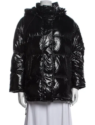 Pre-owned Diesel Nylon Parka In Black