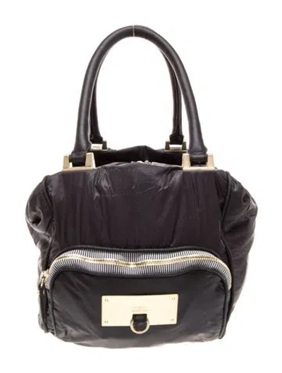 Pre-owned Diesel Nylon Shoulder Bag In Black