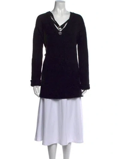Pre-owned Diesel Nylon Sweater In Black