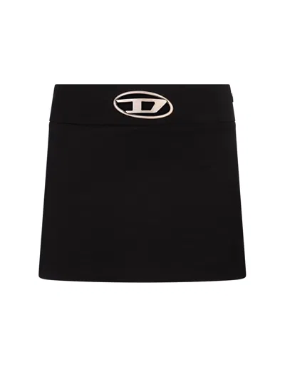 DIESEL O-DIXY LOGO DETAILED MINI SKIRT