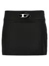 Diesel O-dixy' Mini Skirt In Black