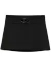 Diesel O-dixy Wool Blend Mini Skirt