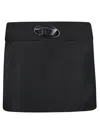 Diesel O-dixy Wool Blend Mini Skirt