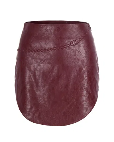 Diesel O-hara Skirt In Burgundy