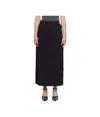 Diesel Black O-hazel-q3 Maxi Skirt In Black