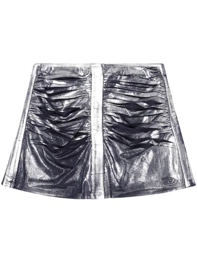 Diesel O-iama Skirt In Gray