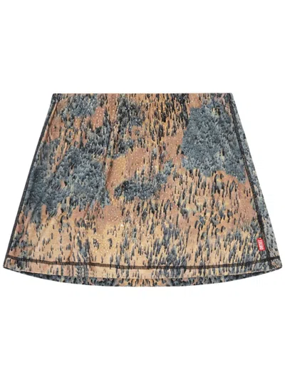 Diesel O-kory Skirt In Multicolor