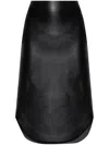 Diesel O-lux Midi Skirt In Black
