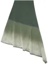 Diesel O-marta Asymmetric Skirt In 绿色