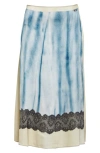 Diesel O-neiric Printed Midi Skirt In Light/blue