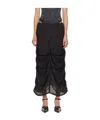 Diesel O-racle Maxi Skirt In Black